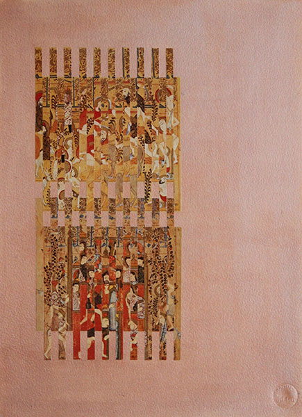 <Coded Weave  Mixed Media, 2015