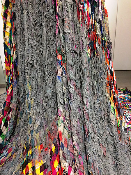 <Cement Weave - Cement - cloth - 132 x 126 x 126 inches - 2016 (1), 
