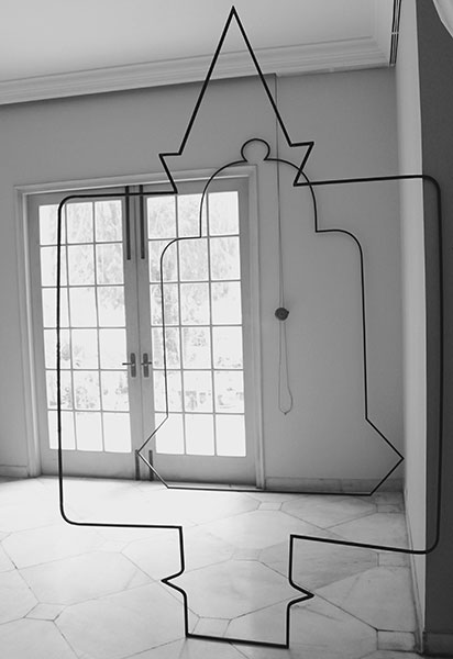 <Hybrid Drawings - Wrought Iron -108 Inches Height x Width Variable - 2016  (2), 