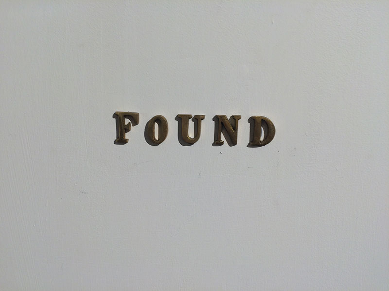 <Bought Object - Brass Letters - ED 5_+2 - 5.5 x 1 inches - 2016, 