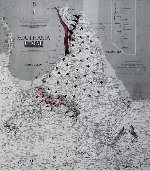 <South Asia Map 2, 2013