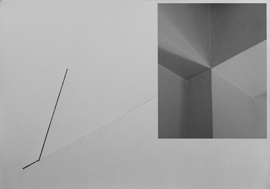 Drawing from the series extending the line, 2013