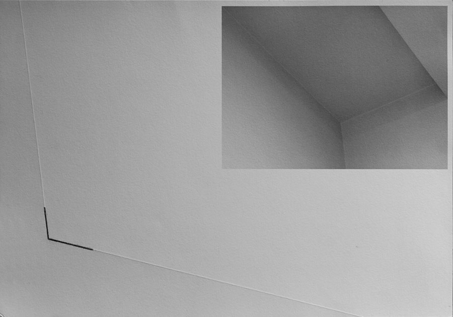 Drawing from the series extending the line, 2013