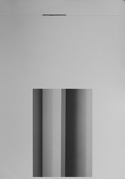 Drawing from the series extending the line, 2013