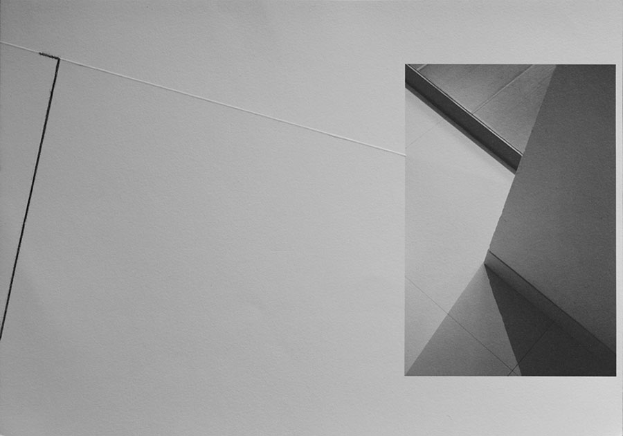 Drawing from the series extending the line, 2013