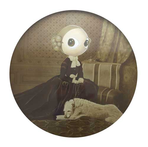 <Princess Pea As Elisabeth Of Bavaria 1879 With Her Pet, 2012