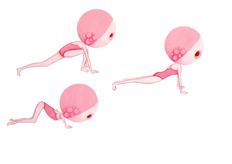 <Yoga drawings, 2012