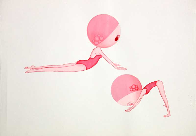 <Yoga drawings, 2012